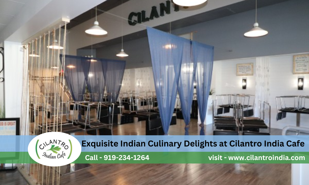 Exquisite Indian Culinary Delights at Cilantro India Cafe Cilantroindia