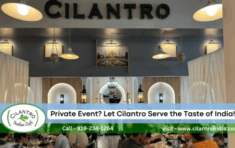 Private Event? Let Cilantro Serve the Taste of India!